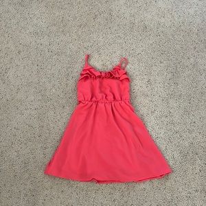 Girls pink dress. Size: 10.